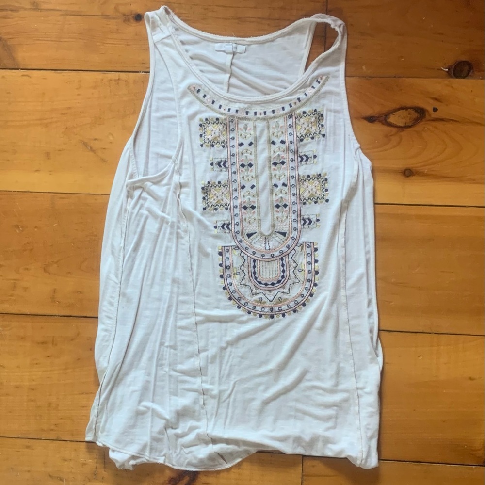 Beaded tank top